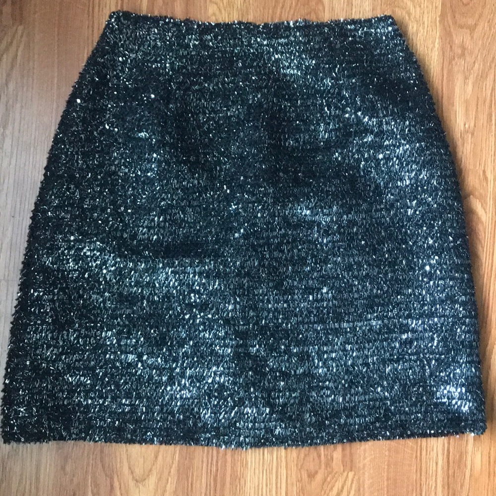 Silver Mini Skirt Anthropologie